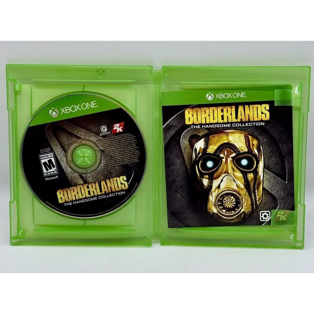 borderlands: The Handsome Collection Microsoft‎ Xbox One Game Case Manual Tested